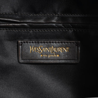 Saint Laurent Leather Oversized Muse Pewter 6 of 9