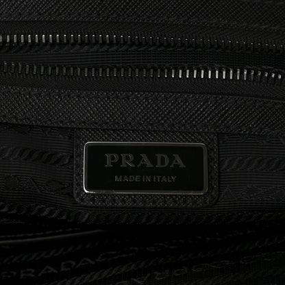Prada Re-Nylon Saffiano Metal Triangle Logo Briefcase Black 6 of 9