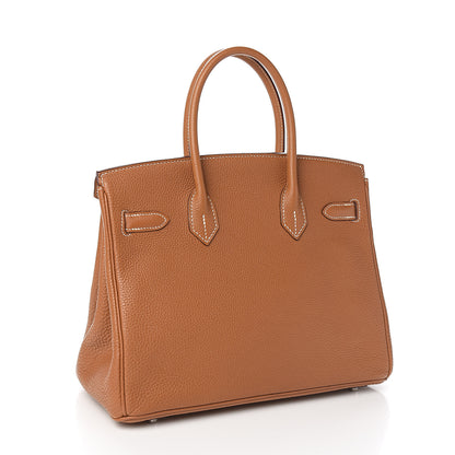 Hermes Togo Birkin 30 Gold 2 of 11