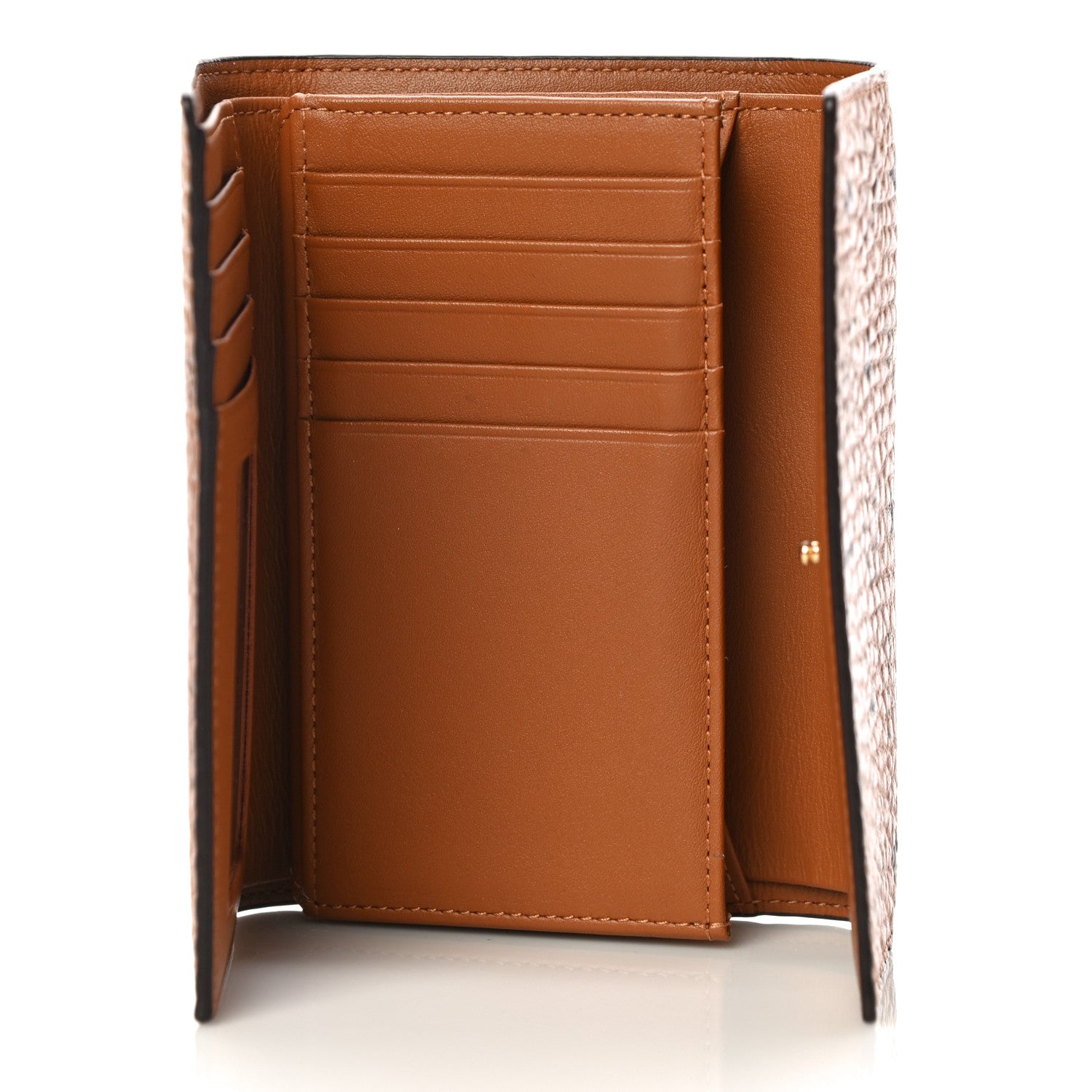 MCM Visetos Trifold Wallet Cognac 5 of 10