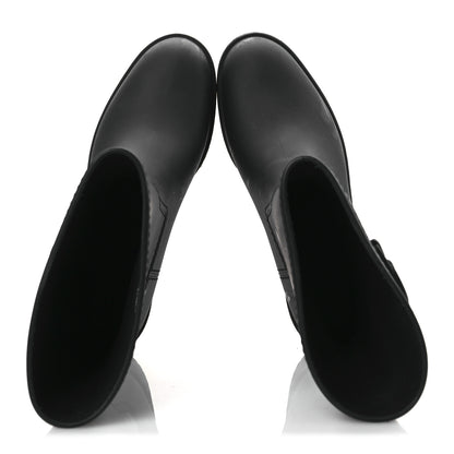 Gucci Rubber Double G Womens Rain Boots 40 Black 2 of 13