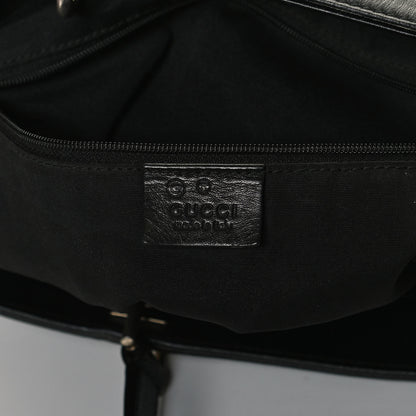 Gucci Crystal Monogram Bucket Tote Black 5 of 19