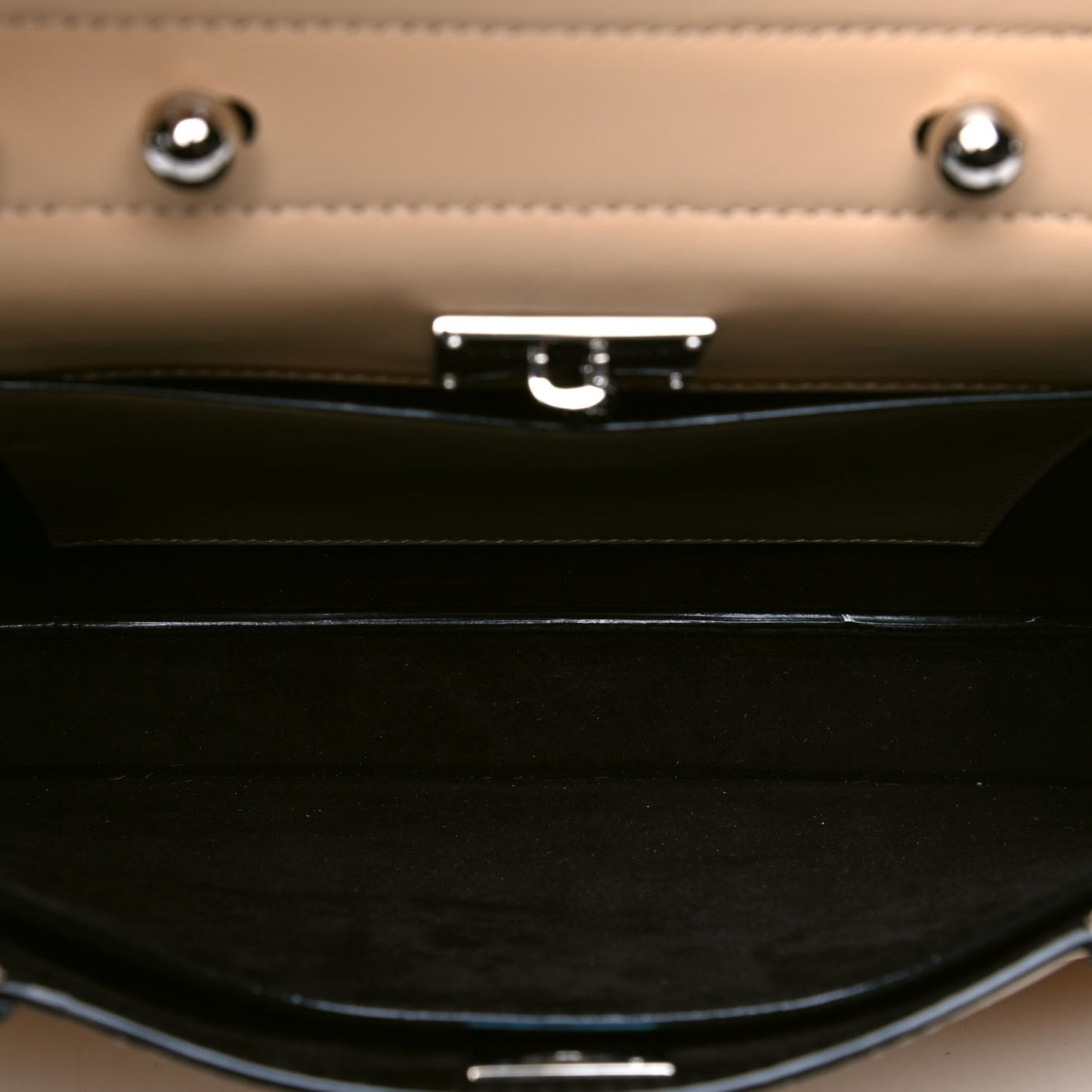 Calfskin Medium Hava Top Handle Bag Warm Sand
