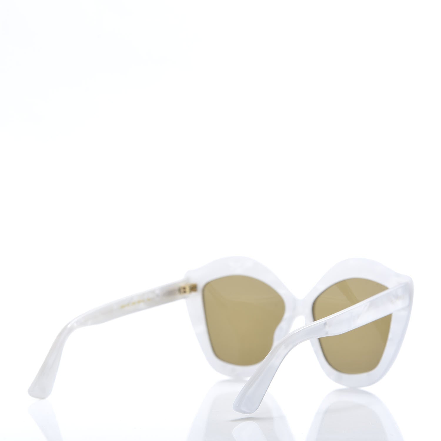 Gucci Acetate Cat Eye GG0117S Sunglasses White 4 of 8