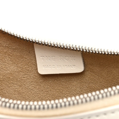 The Row Smooth Calfskin Half Moon Shoulder Bag New Ivory 6 of 9