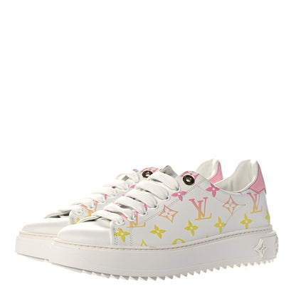 Louis Vuitton Monogram By The Pool Time Out Sneakers 38.5 Rose 3 of 8