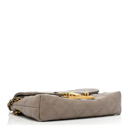 Marc Jacobs Lacquered Lambskin Baroque Single Flap Grey 4 of 15