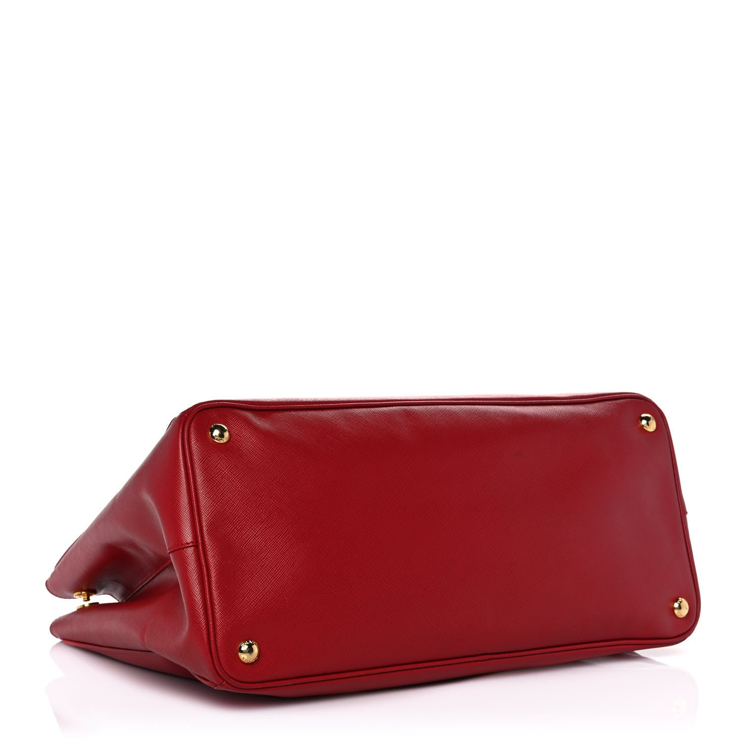 Prada Saffiano Lux Large Tote Fuoco 3 of 9