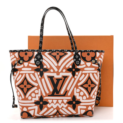 Louis Vuitton Monogram Giant Crafty Neverfull MM Creme Caramel 12 of 12