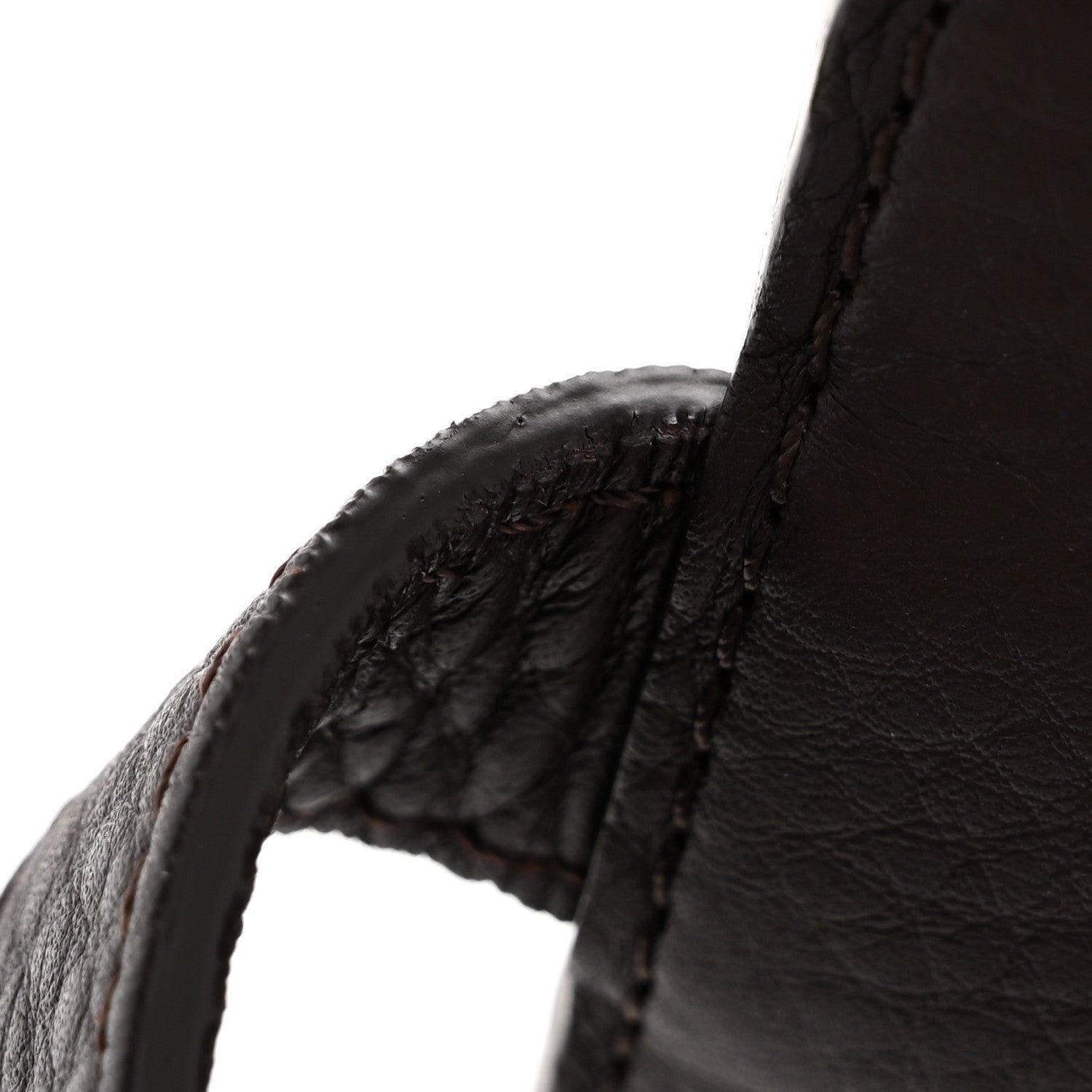 The Row Grained Calfskin Small Slouchy Banana Bag Aubergine 11 of 11