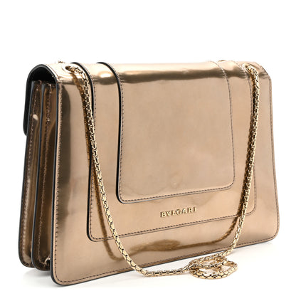 Bulgari Metallic Calfskin Serpenti Forever Crossbody Bag Bronze 4 of 10