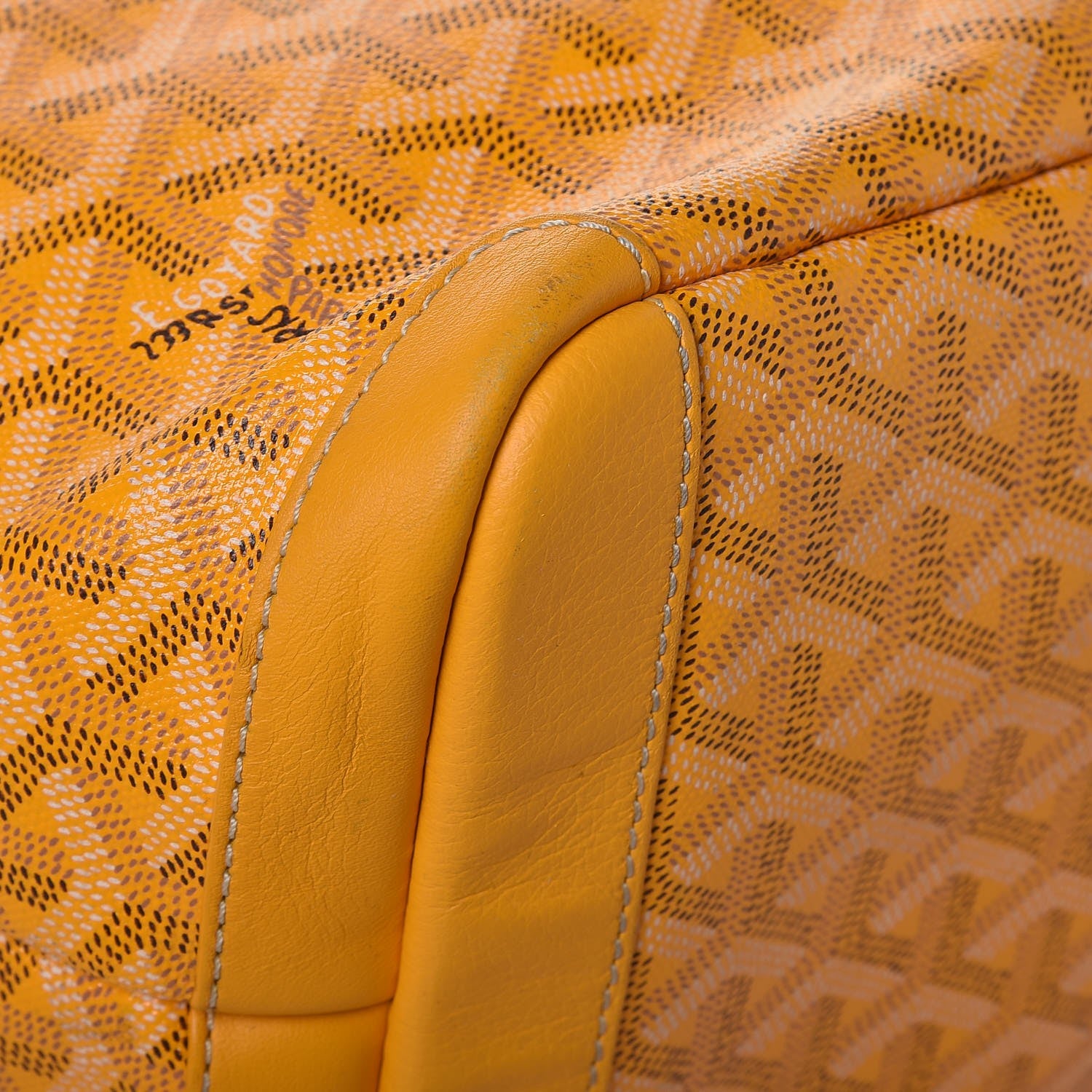 Goyard Goyardine Artois MM Yellow 13 of 14