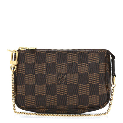 Louis Vuitton Damier Ebene Mini Pochette Accessories 8 of 10