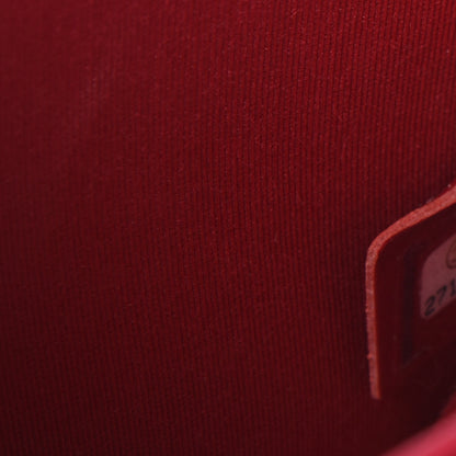 Chanel Lambskin Quilted CC Flap Red 6 of 10