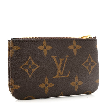 Louis Vuitton Monogram 2022 Christmas Animation Paris Key Pouch Pink 2 of 5