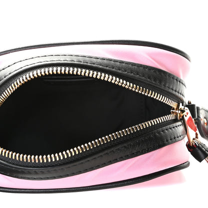 Burberry E-Canvas Monogram Stripe Crossbody Bag Pink 8 of 8