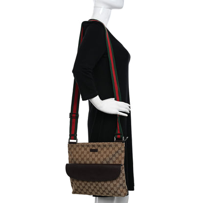 Gucci Monogram Signature Web Small Messenger Brown 2 of 10
