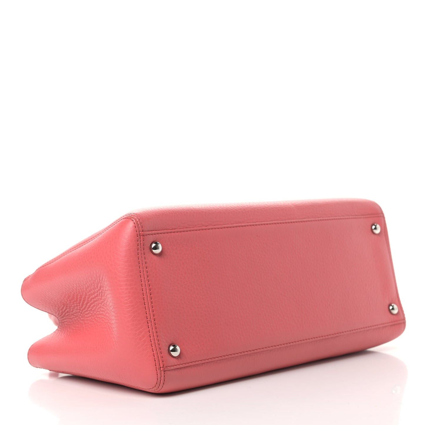 Calfskin Small Cerf Executive Shopper Tote Pink