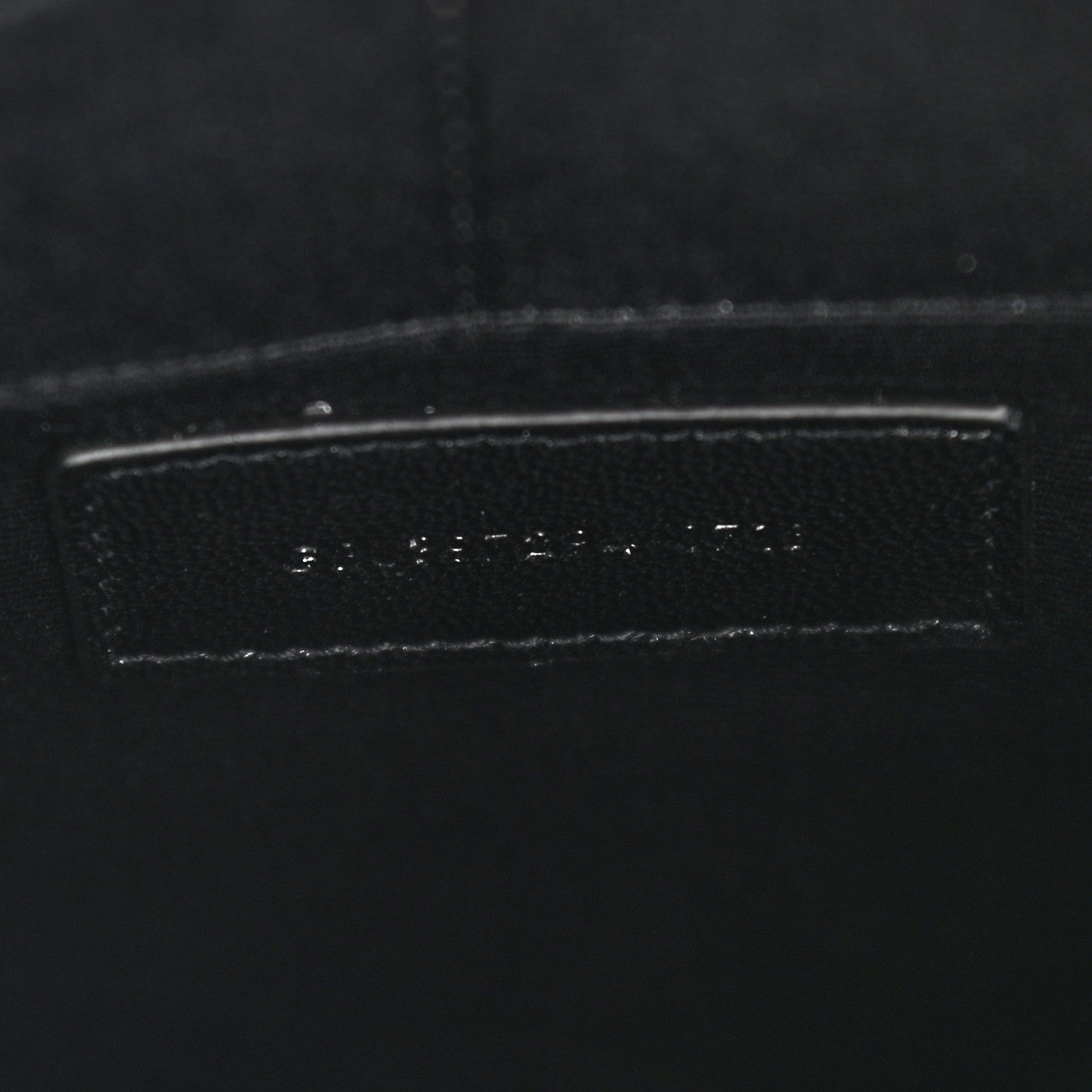 Saint Laurent Calfskin Glitter Zipped Tablet Holder Black 7 of 7