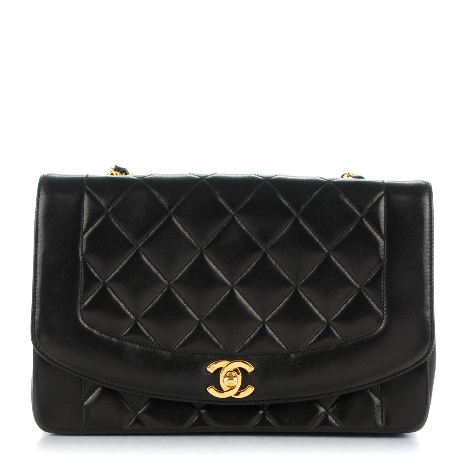 Chanel Lambskin Medium Single Flap Black 1 of 8