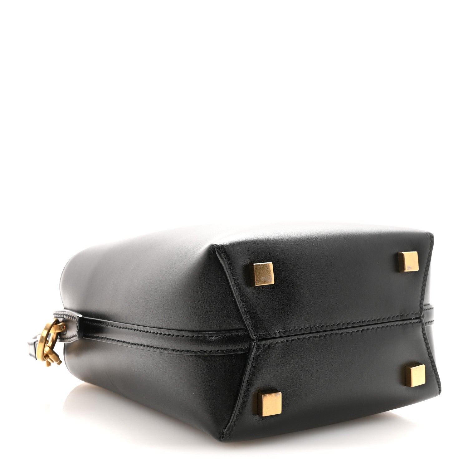 Saint Laurent Shiny Calfskin Le 37 Mini Bucket Bag Black 4 of 9