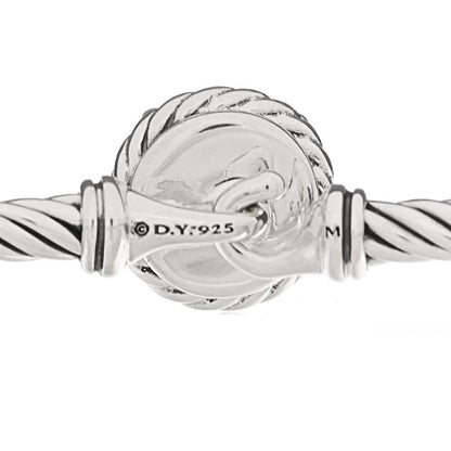 David Yurman Sterling Silver Pearl 3mm Chatelaine Bracelet 3 of 3