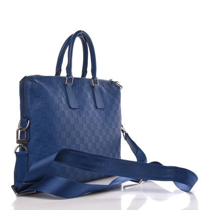 Louis Vuitton Damier Infini Porte-Documents Jour Neptune 3 of 8