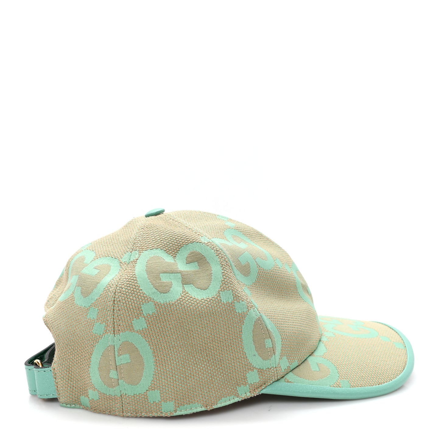 Monogram Jumbo GG Mosteri Baseball Hat Beige Pepper Mint