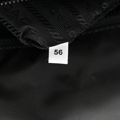 Prada Tessuto Nylon Saffiano Pocket Double Snap Buckle Messenger Shoulder Bag Black 7 of 11