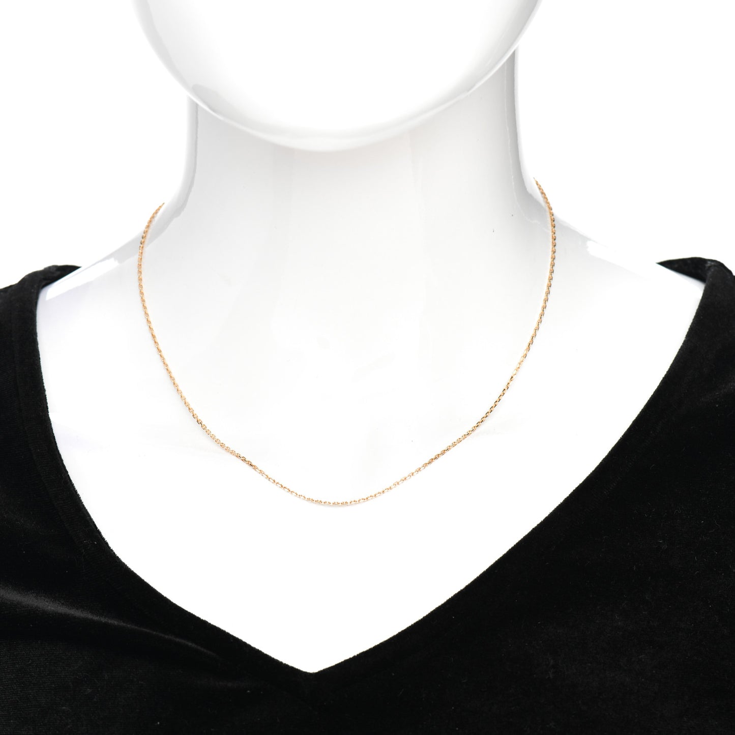 18K Yellow Gold Trace Chain