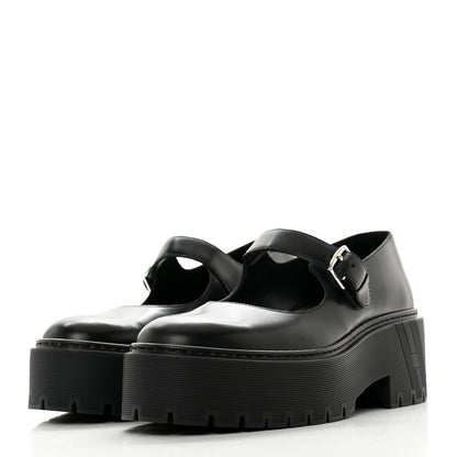 Hermes Calfskin Hoxton Oxford 38.5 Black 3 of 7
