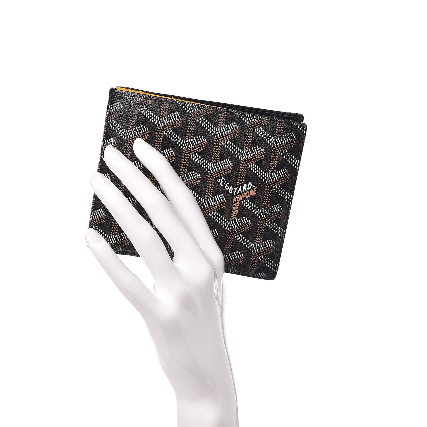 Goyard Goyardine Saint Florentin Bifold Wallet Black 2 of 9