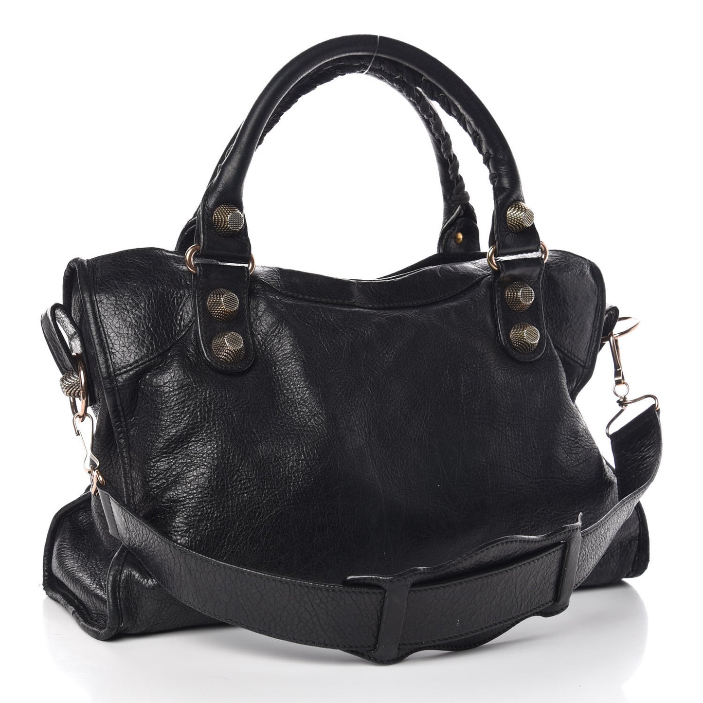 Agneau Giant 21 Rose Gold Hardware City Black