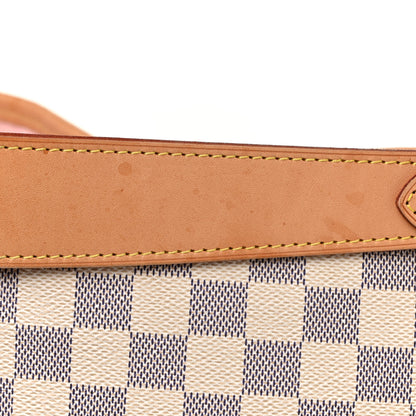 Louis Vuitton Damier Azur Delightful MM Rose Ballerine 13 of 15