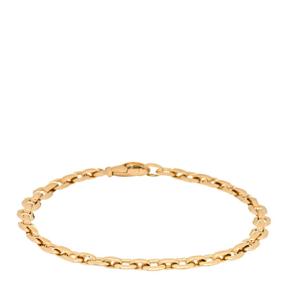 Cartier 18K Yellow Gold Meplat Link Chain Bracelet 1 of 3