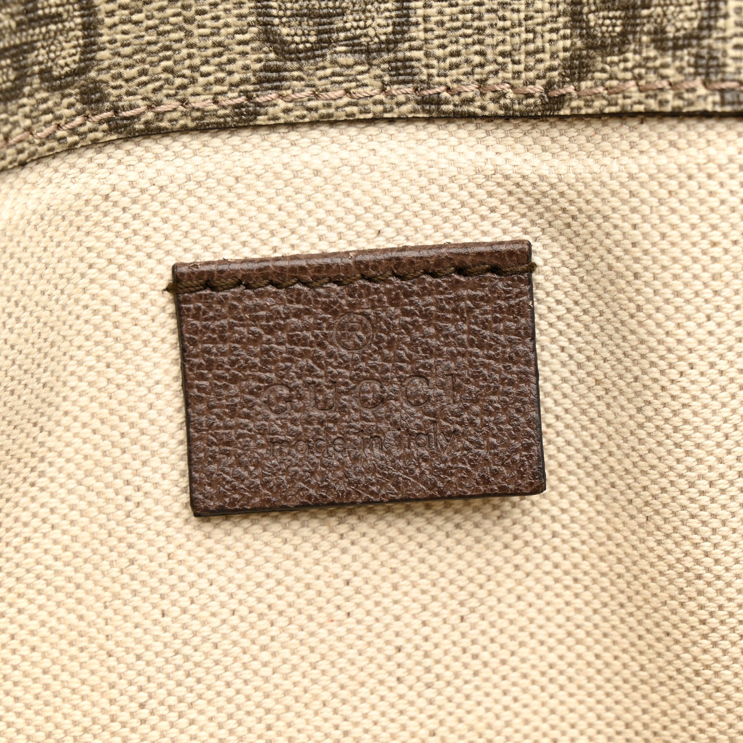 Gucci GG Supreme Monogram Neo Vintage Web Belt Bag Brown 6 of 11