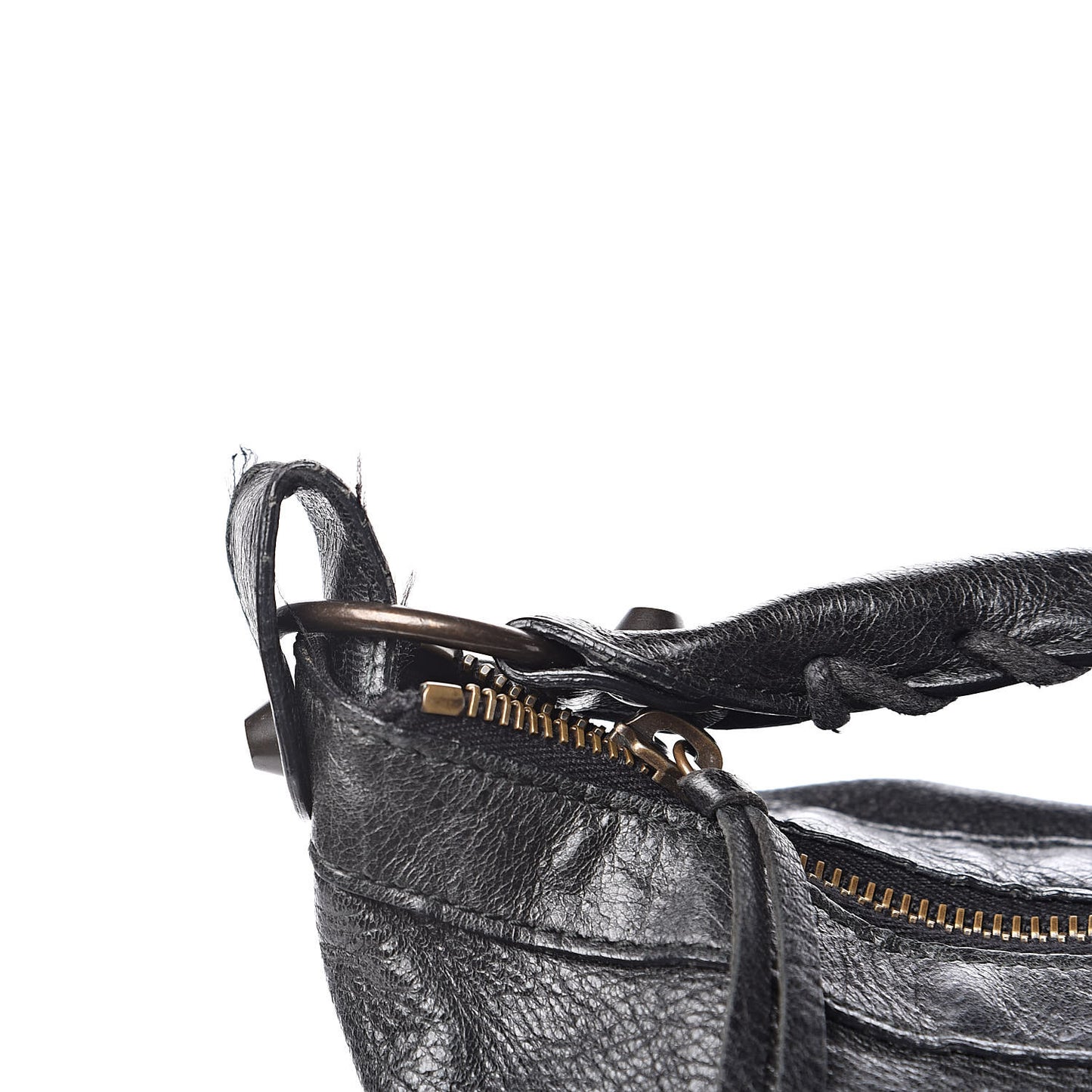 Agneau Classic Hardware Day Hobo Black