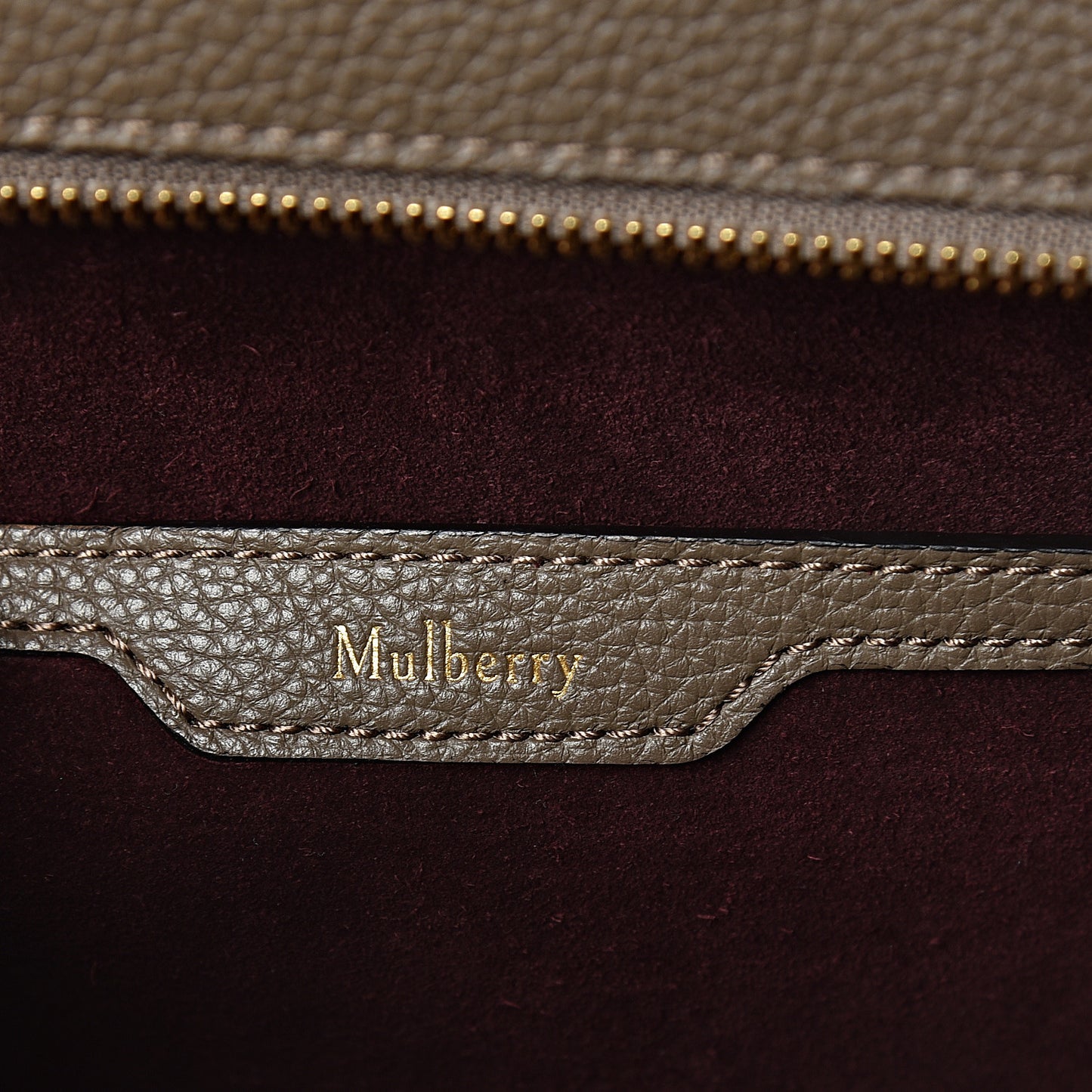Classic Grain Small Bayswater Zip Tote Clay