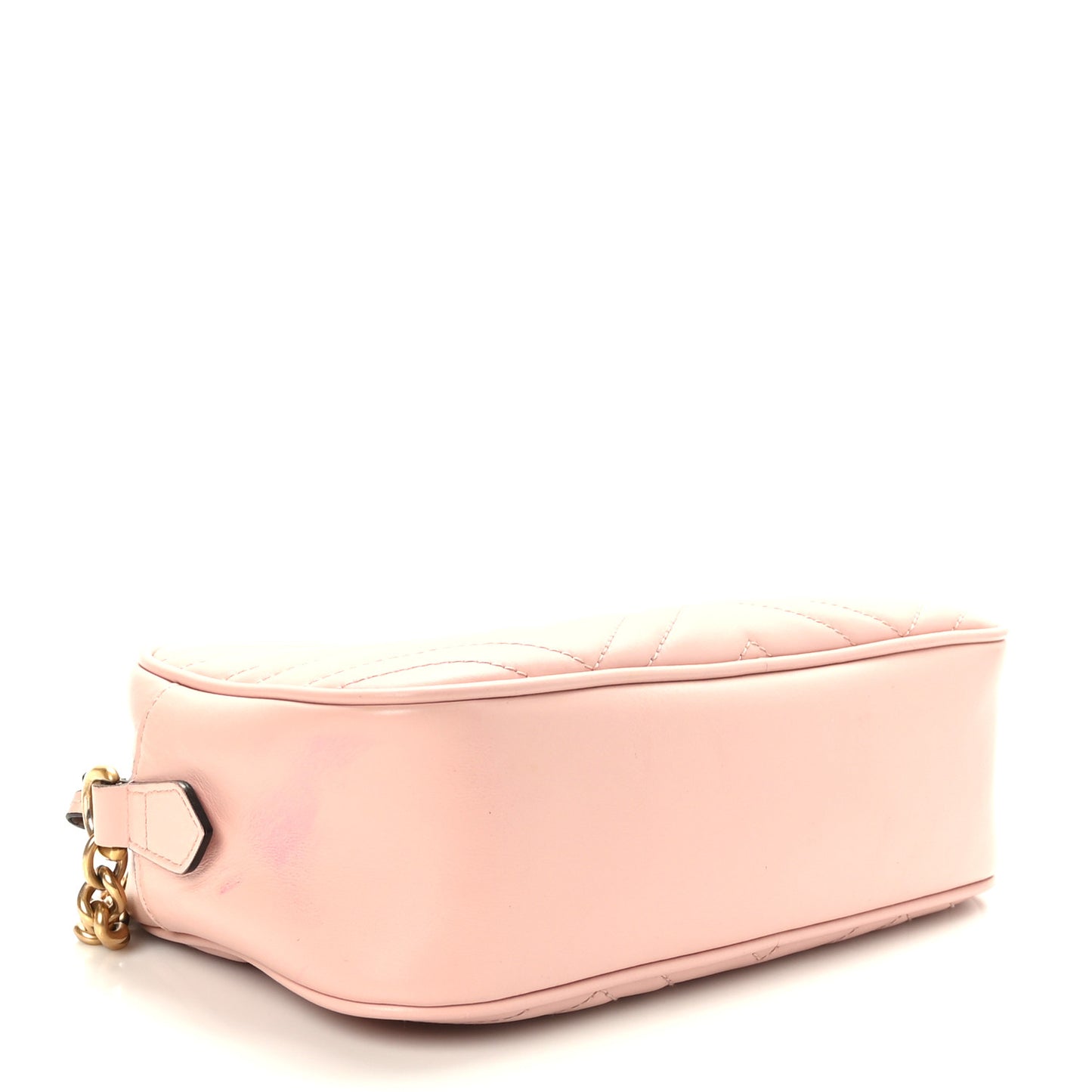 Calfskin Matelasse Small GG Marmont Chain Shoulder Bag Perfect Pink