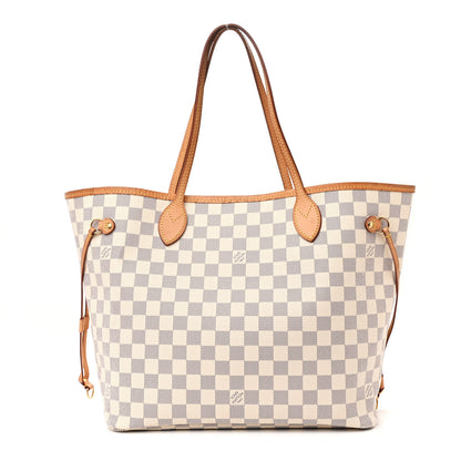 Louis Vuitton Damier Azur Neo Neverfull MM Rose Ballerine 1 of 14