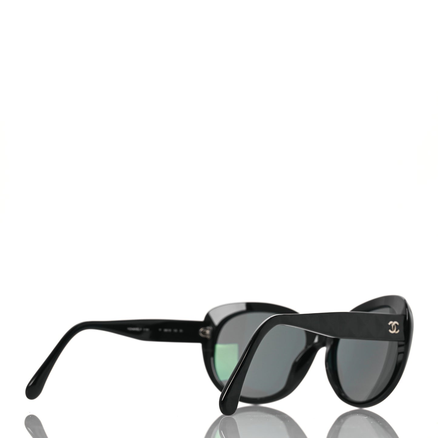 Acetate Quilted CC Sunglasses 5184 Black