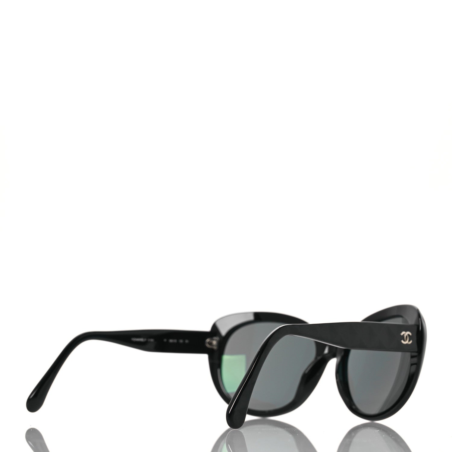 Chanel Acetate Quilted CC Sunglasses 5184 Black 4 of 8