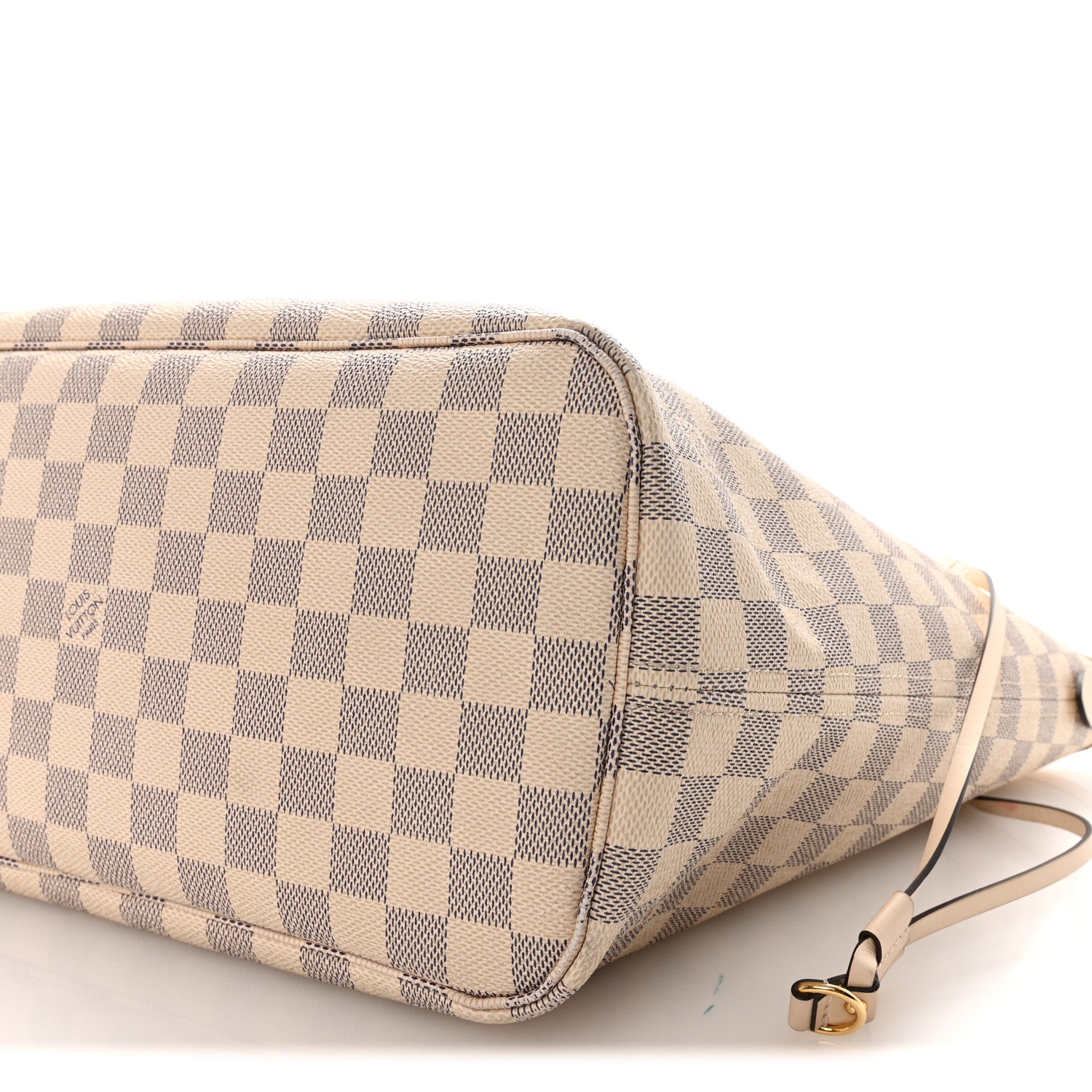 Louis Vuitton Damier Azur Braided Neverfull MM Pink 10 of 10