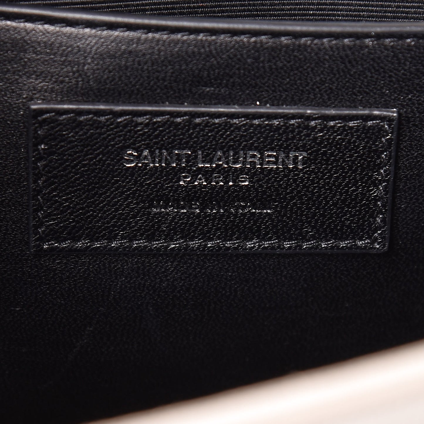 Grain De Poudre Medium Classic Monogram Kate Satchel Icy White