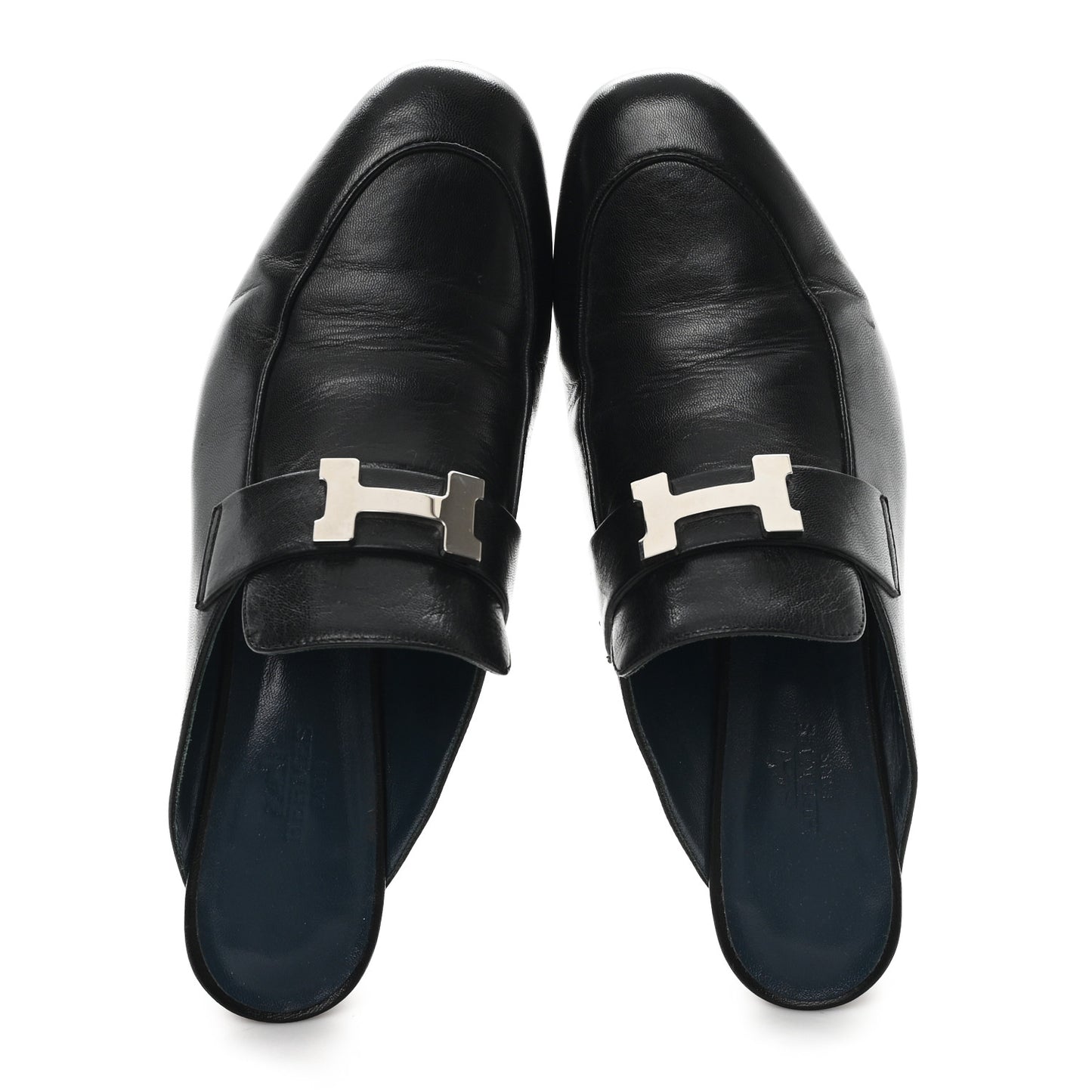 Goatskin Paradis Mules 37.5 Black