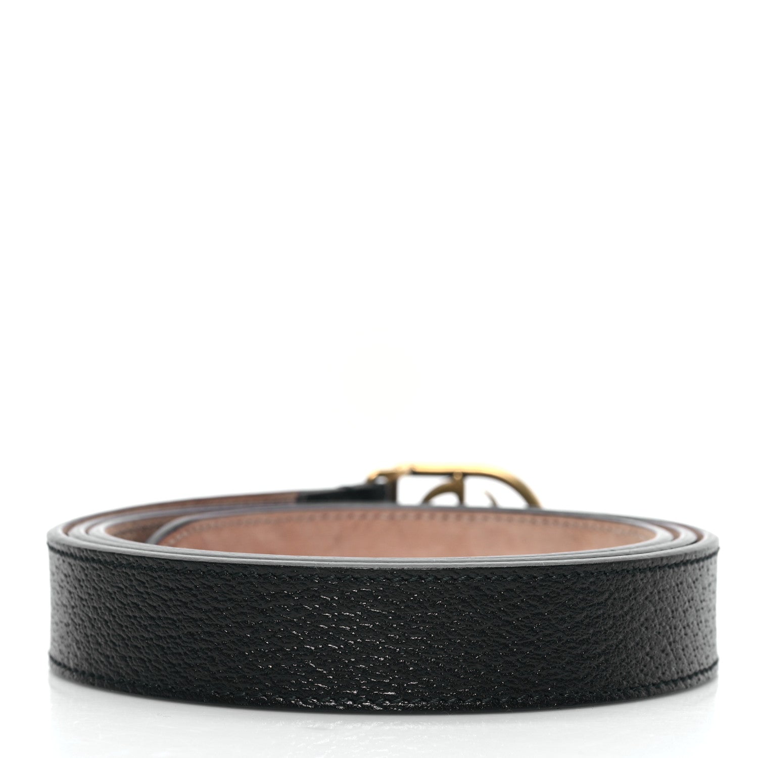Gucci Calfskin Framed Double G Belt 105 42 Black 2 of 6
