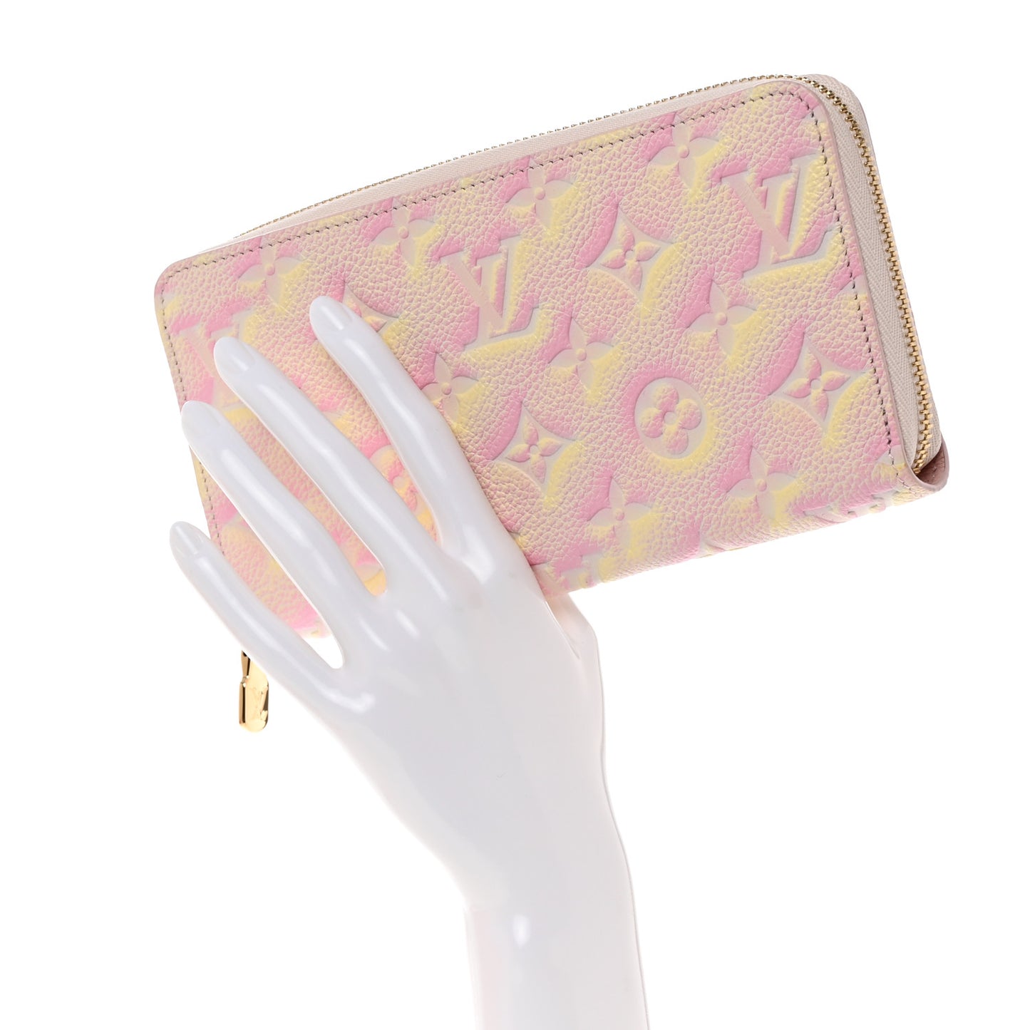 Empreinte Monogram Summer Stardust Zippy Wallet Pink