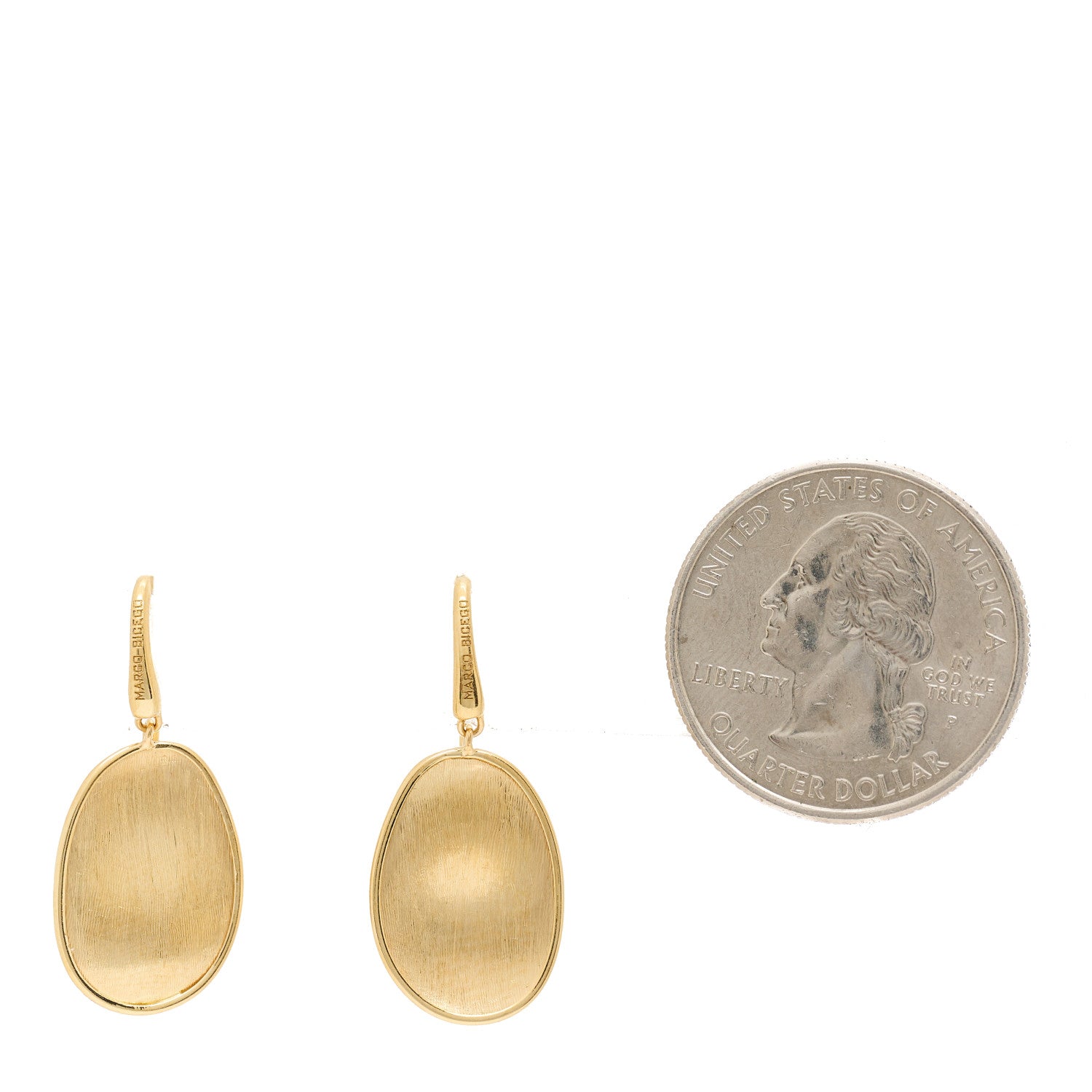 Marco Bicego 18K Yellow Gold Lunaria Drop Earrings 2 of 5