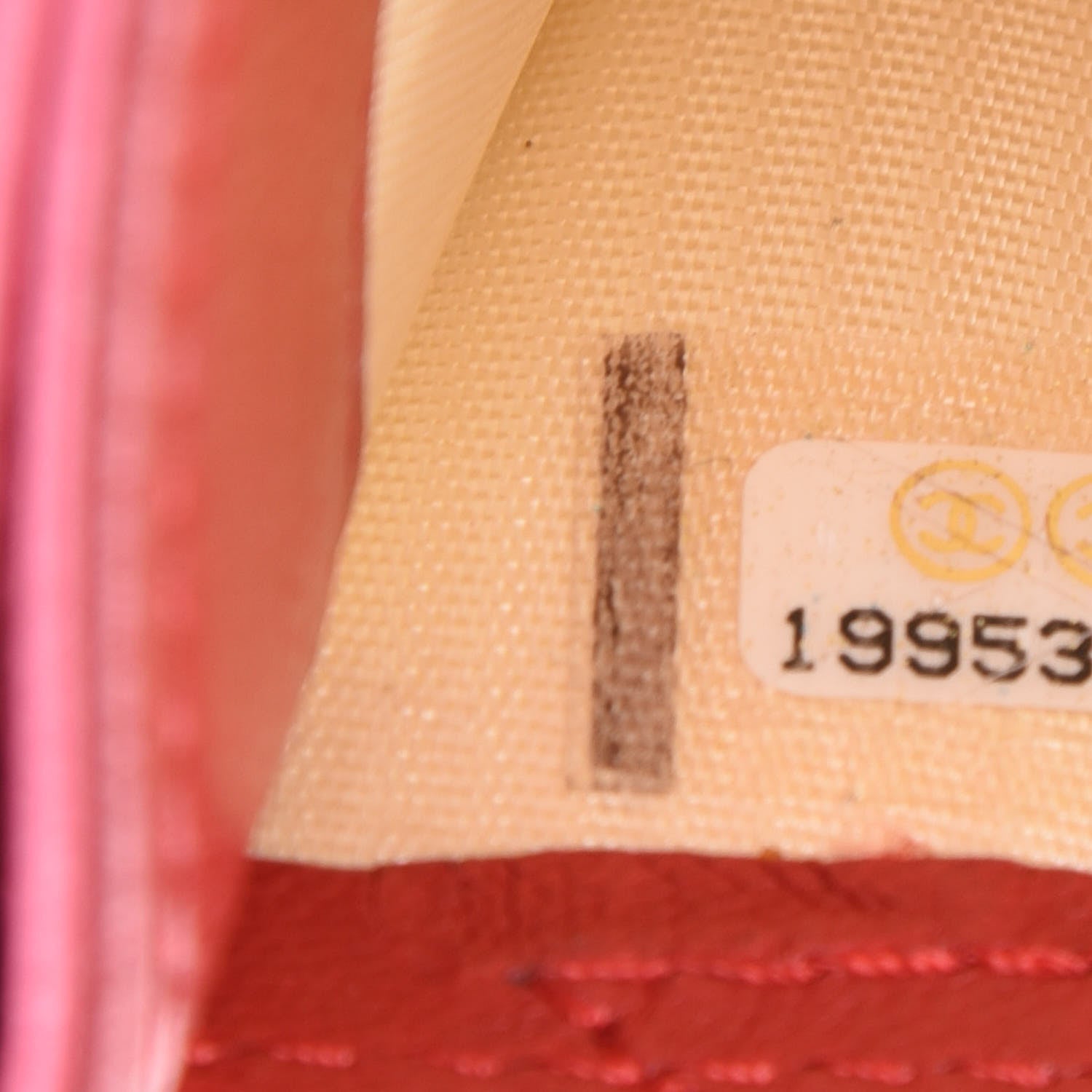 Chanel Lambskin Quilted Card Holder Red Pink 8 of 9