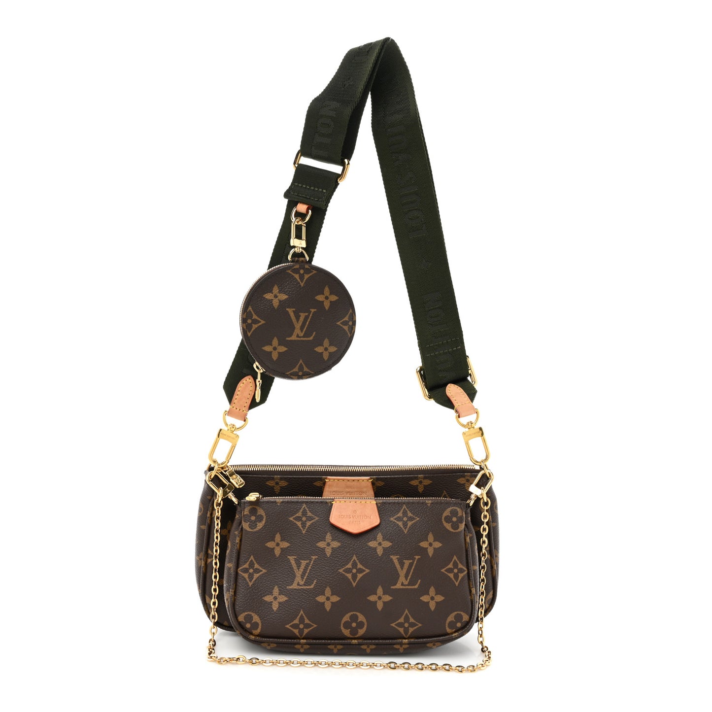 Monogram Multi Pochette Accessories Kaki